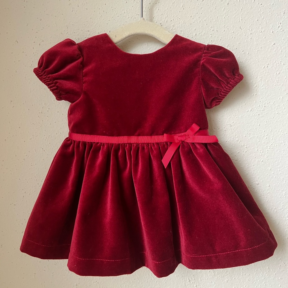 Newborn Velvet Dress